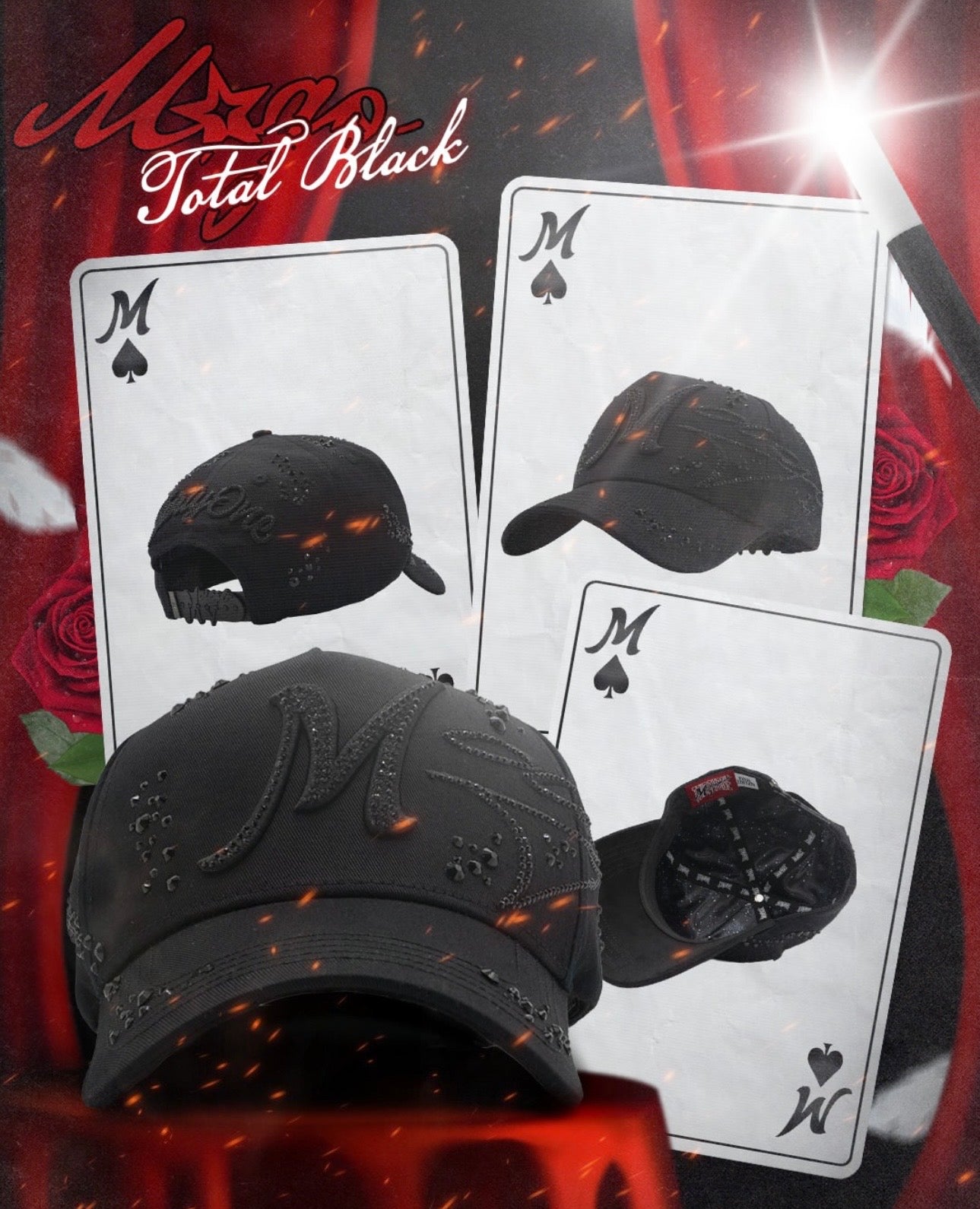 31 Hats “Mago total black”